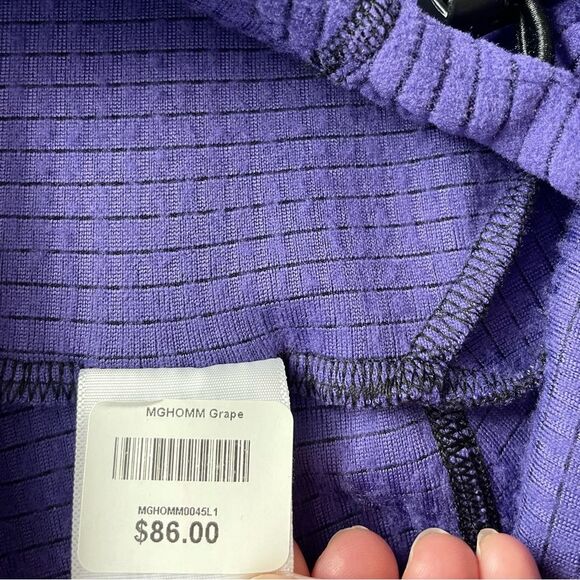 Melanzana Men's M Micro Grid Hoodie V2 Grape Purple 2024 NEW - Picture 8 of 11